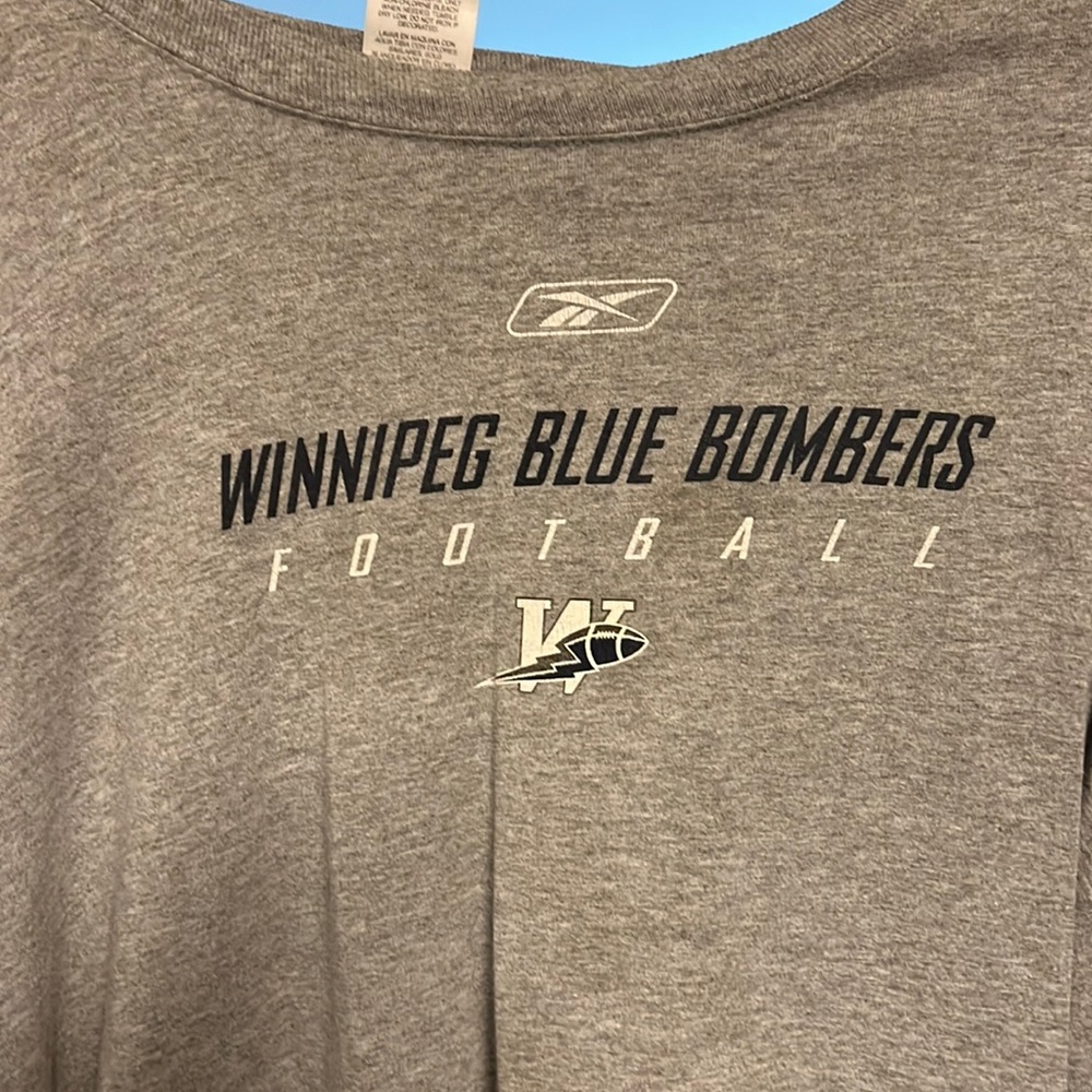 Winnipeg Blue Bombers 2xl team issue Vintage logo tee